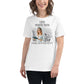 Less Perfect More Authentic White Motivational Women’s T-Shirt Lifestyle