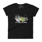 Let’s Travel the World Women’s Motivational Black T-Shirt