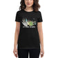 Let’s Travel the World Women’s Motivational Black T-Shirt