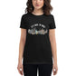 Let’s Travel the World Women’s Motivational Black T-Shirt
