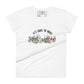 Let’s Travel the World Women’s Motivational White T-Shirt