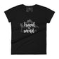 Let’s Travel the World Women’s Motivational Black T-Shirt