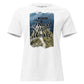 Life Goal Travel The World Mountain Trail White Motivational Women’s T-Shirt Lifestyle