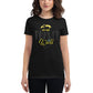 Life Goal: Travel the World Women’s Motivational Black T-Shirt
