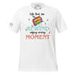 Life Has No Rewind, Enjoy Every Moment White Motivational Men's T-Shirt