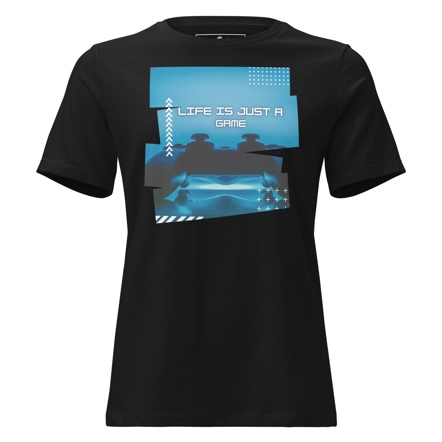Life Is Just a Game - Gaming Controller Black Motivational Women’s T-Shirt