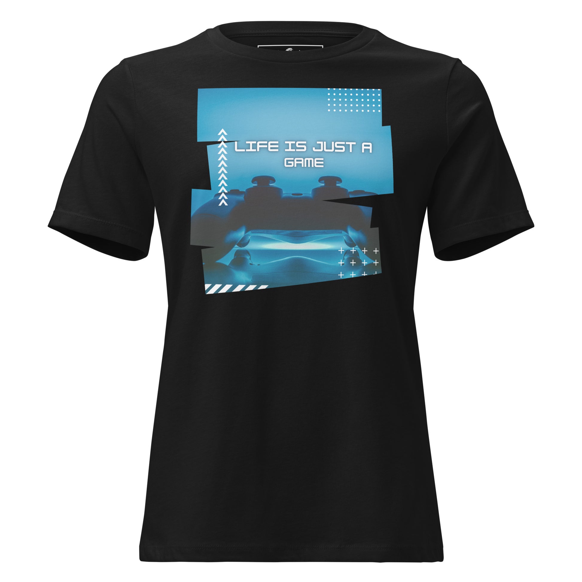 Life Is Just a Game - Gaming Controller Black Motivational Women’s T-Shirt