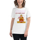 Life Is Just a Game - Happy White Motivational Women’s T-Shirt Lifestyle