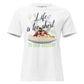 Life Is Too Short To Skip Dessert Banana Split White Motivational Women’s T-Shirt