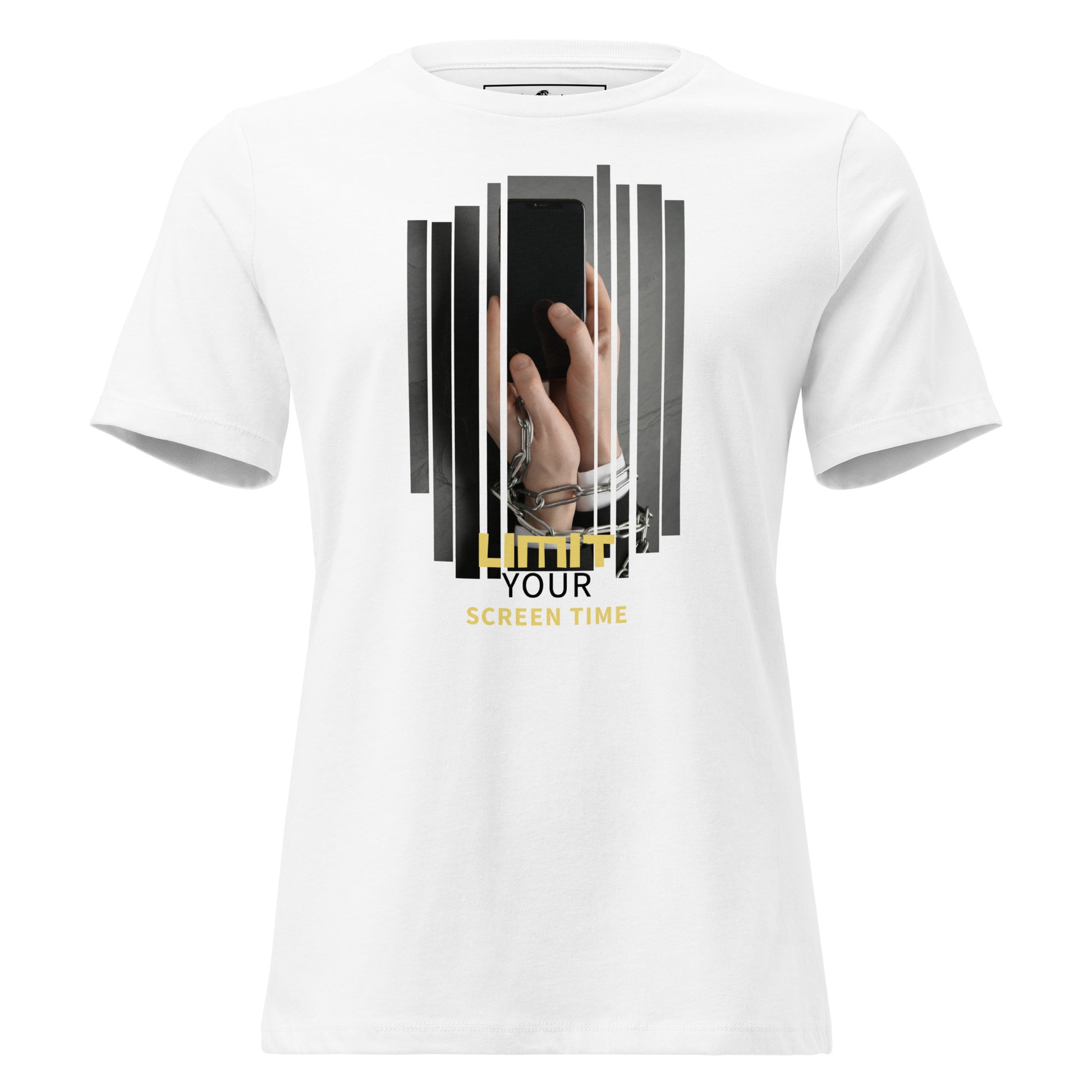 Limit Screen Time White Motivational Women’s T-Shirt