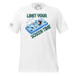 Limit Your Screen White Motivational Men's T-Shirt