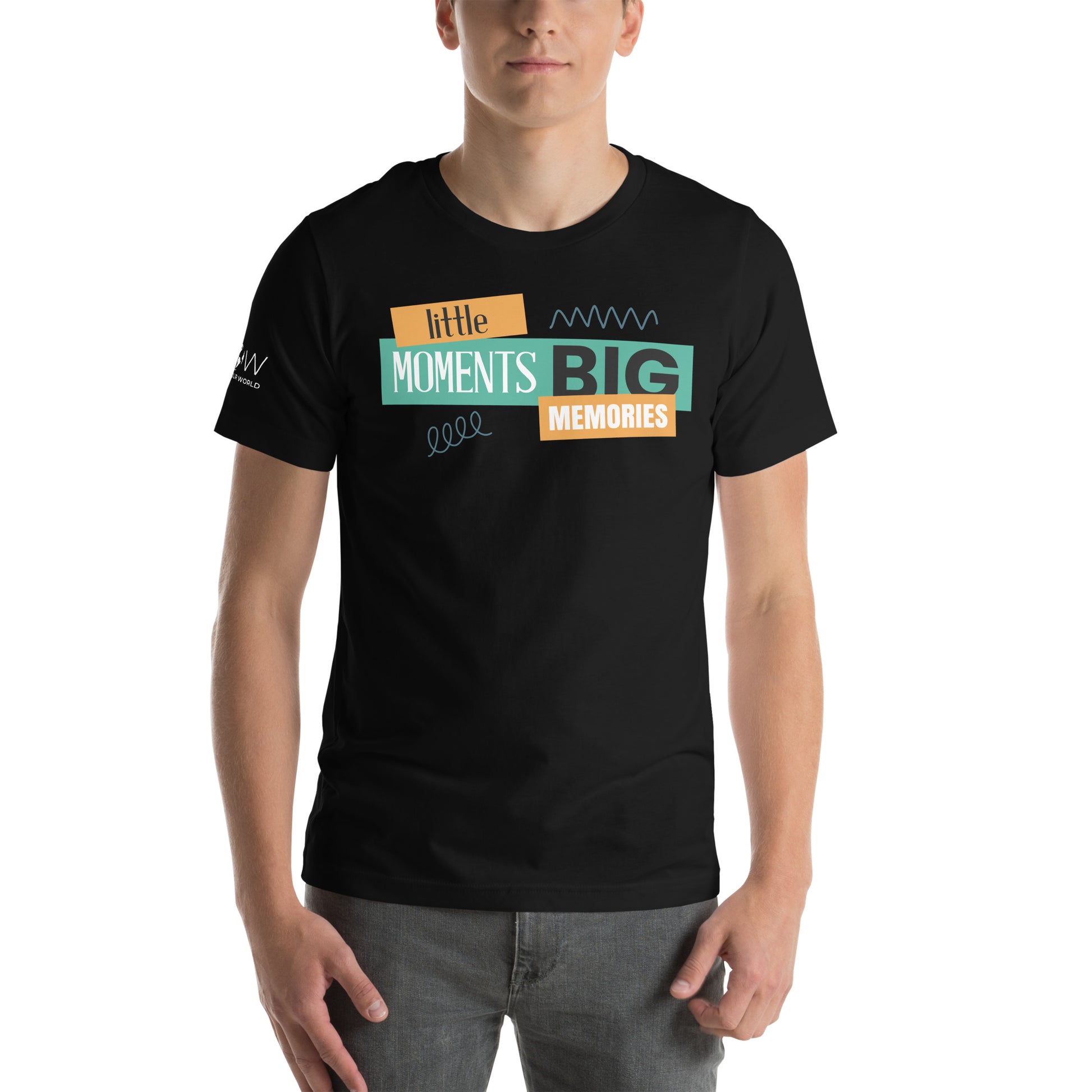 Little Moments, Big Memories Black Motivational Men's T-Shirt Lifestyle