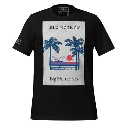 Little Moments, Big Memories – Sunset Edition Black Motivational Men's T-Shirt