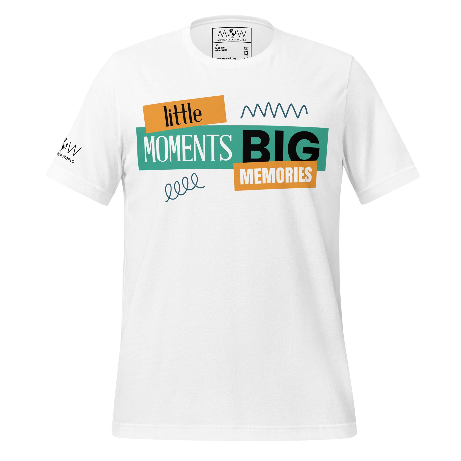 Little Moments, Big Memories White Motivational Men's T-Shirt