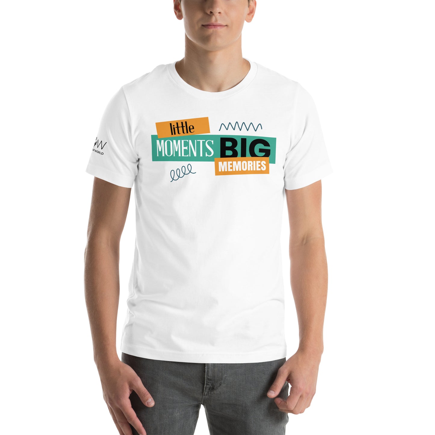 Little Moments, Big Memories White Motivational Men's T-Shirt Lifestyle