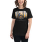 Love Knows No Boundaries Sunset Black Motivational Women’s T-Shirt Lifestyle