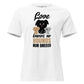 Love Knows No Bounds White Motivational Women’s T-Shirt