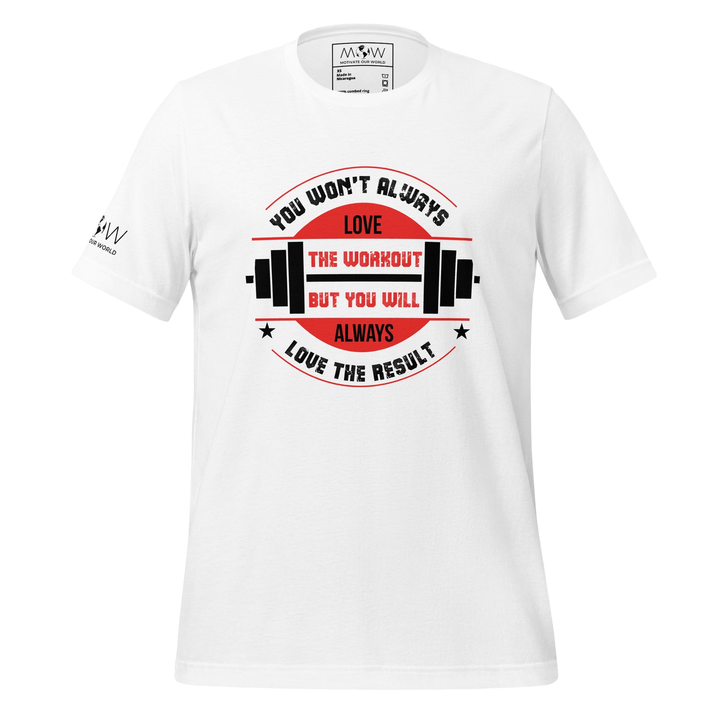Love the Result Men's Motivational White T-Shirt