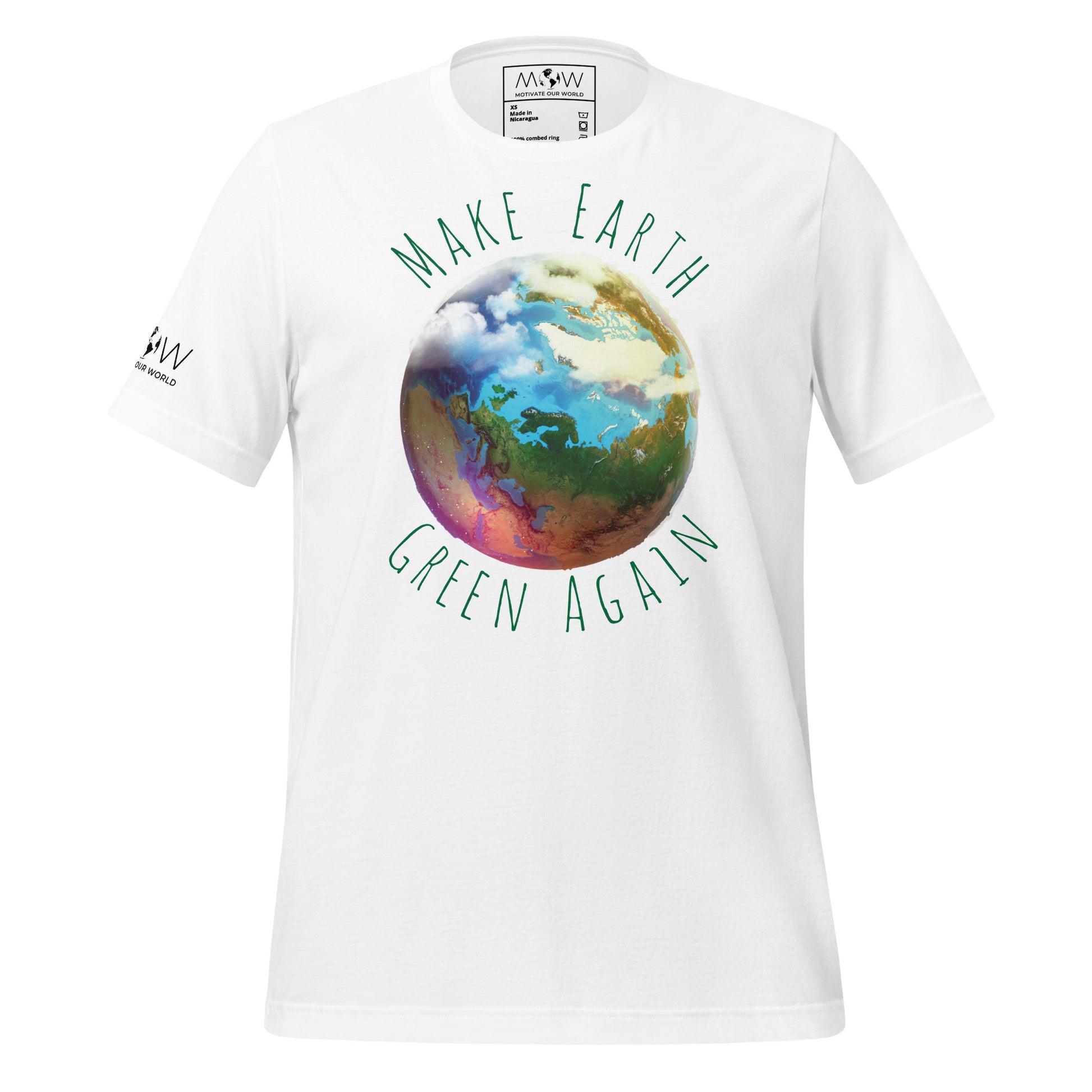 Make Earth Green Again Men's Motivational White T-Shirt