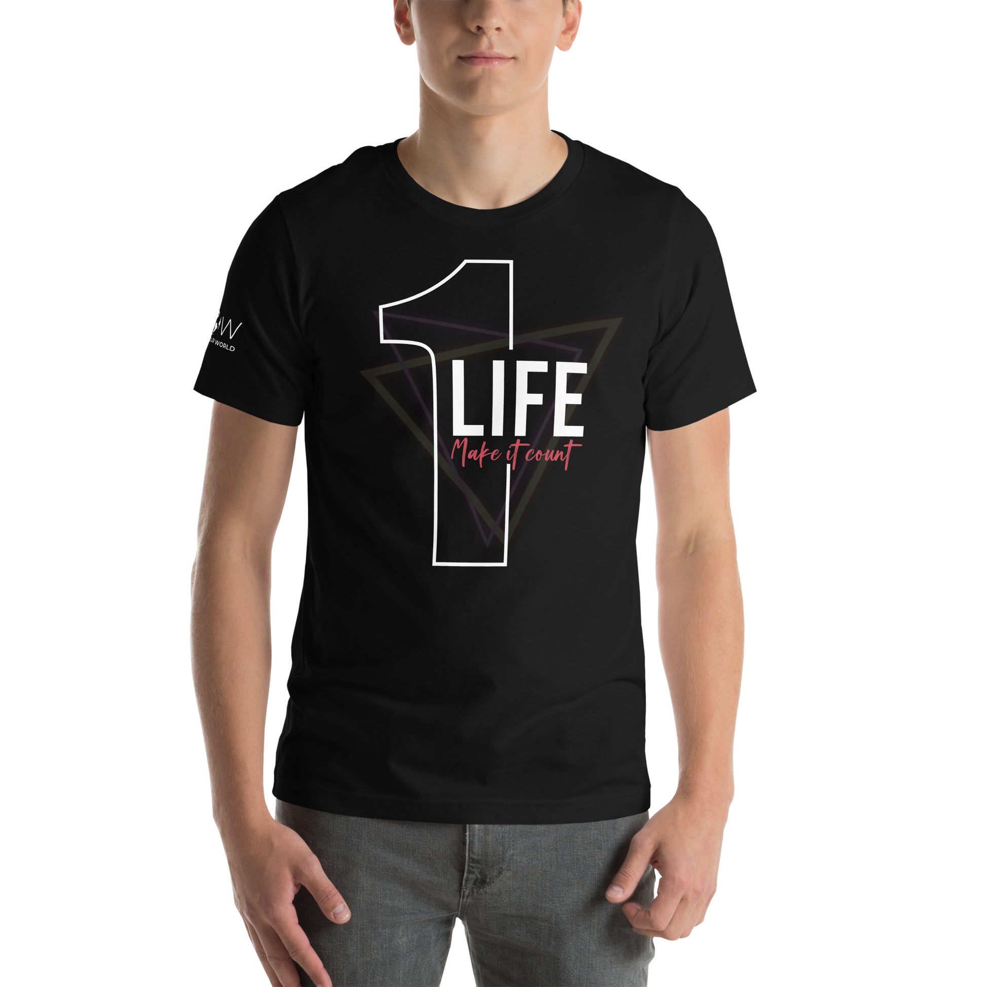 Make It Count Men's Motivational Black T-Shirt