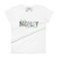 Make Money Not Friends Statement Women’s Motivational White T-Shirt
