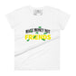 Make Money Not Friends Women's Motivational White T-Shirt