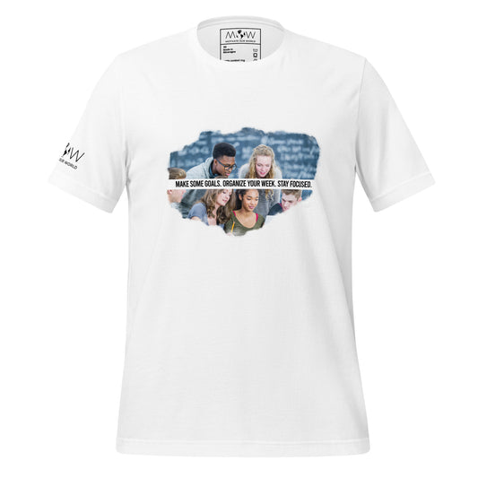 Make Some Goals Men's Motivational White T-Shirt