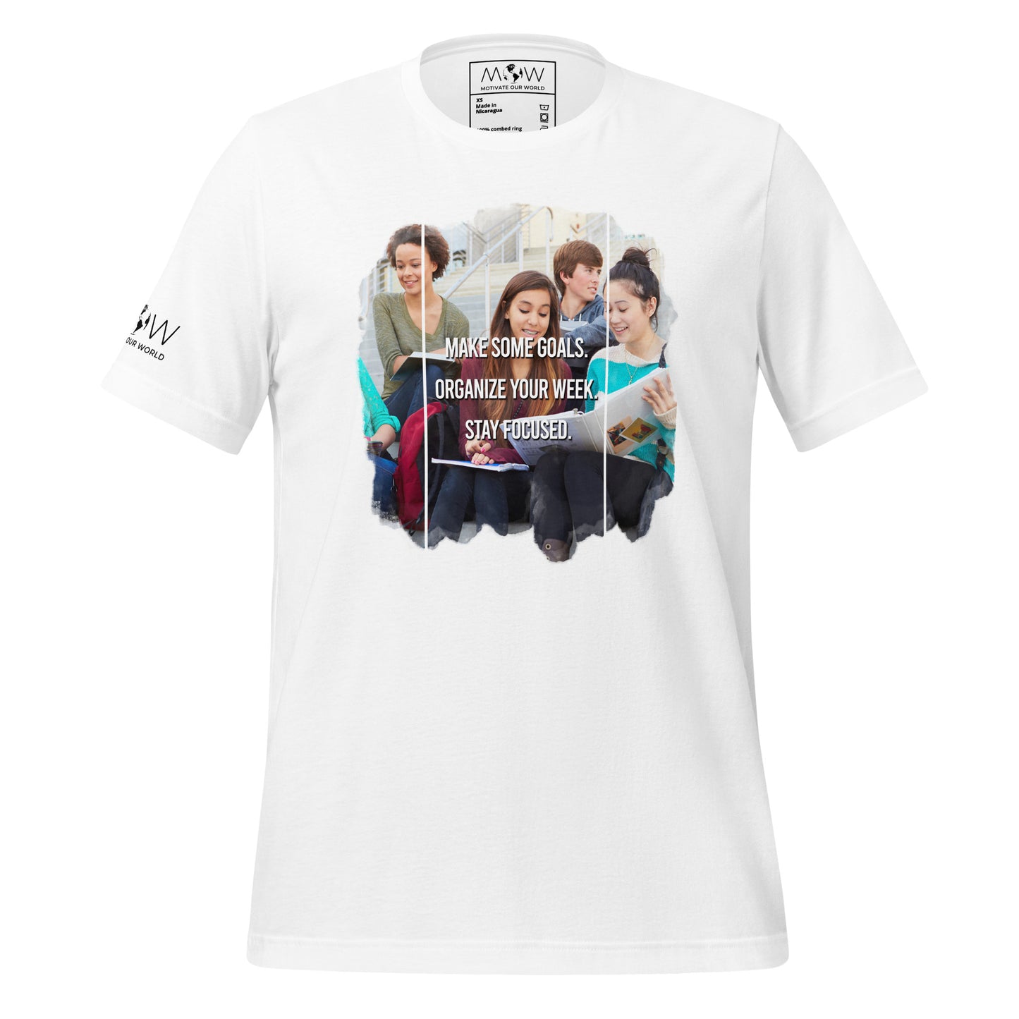 Make Some Goals Men's Motivational White T-Shirt