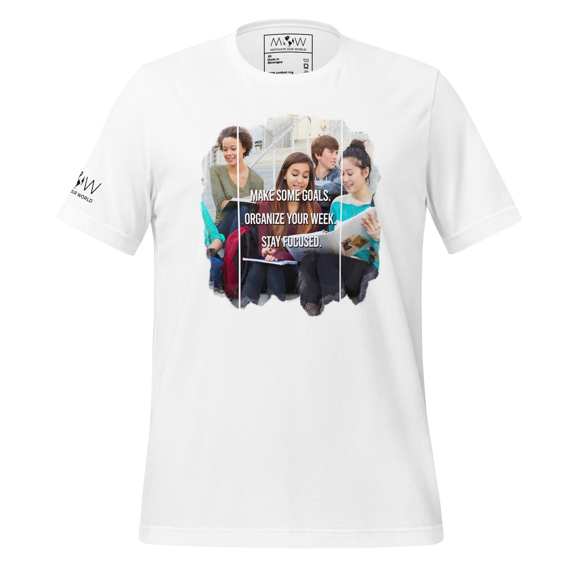 Make Some Goals Men's Motivational White T-Shirt
