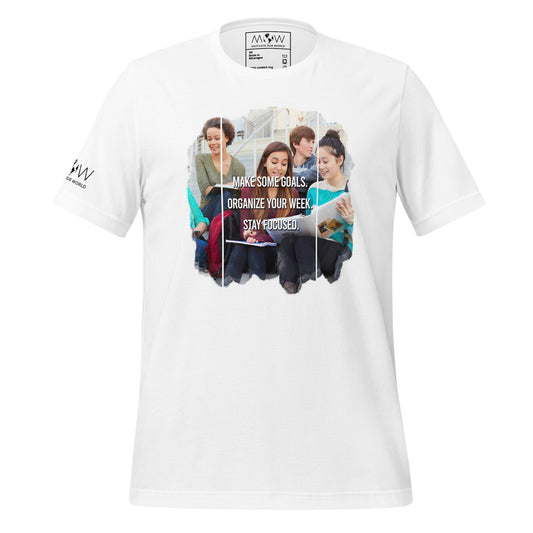 Make Some Goals Men's Motivational White T-Shirt