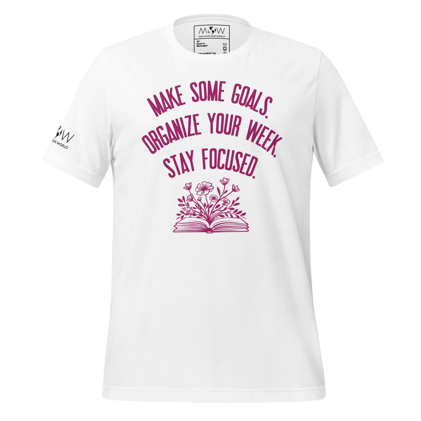 Make Some Goals Men's Motivational White T-Shirt