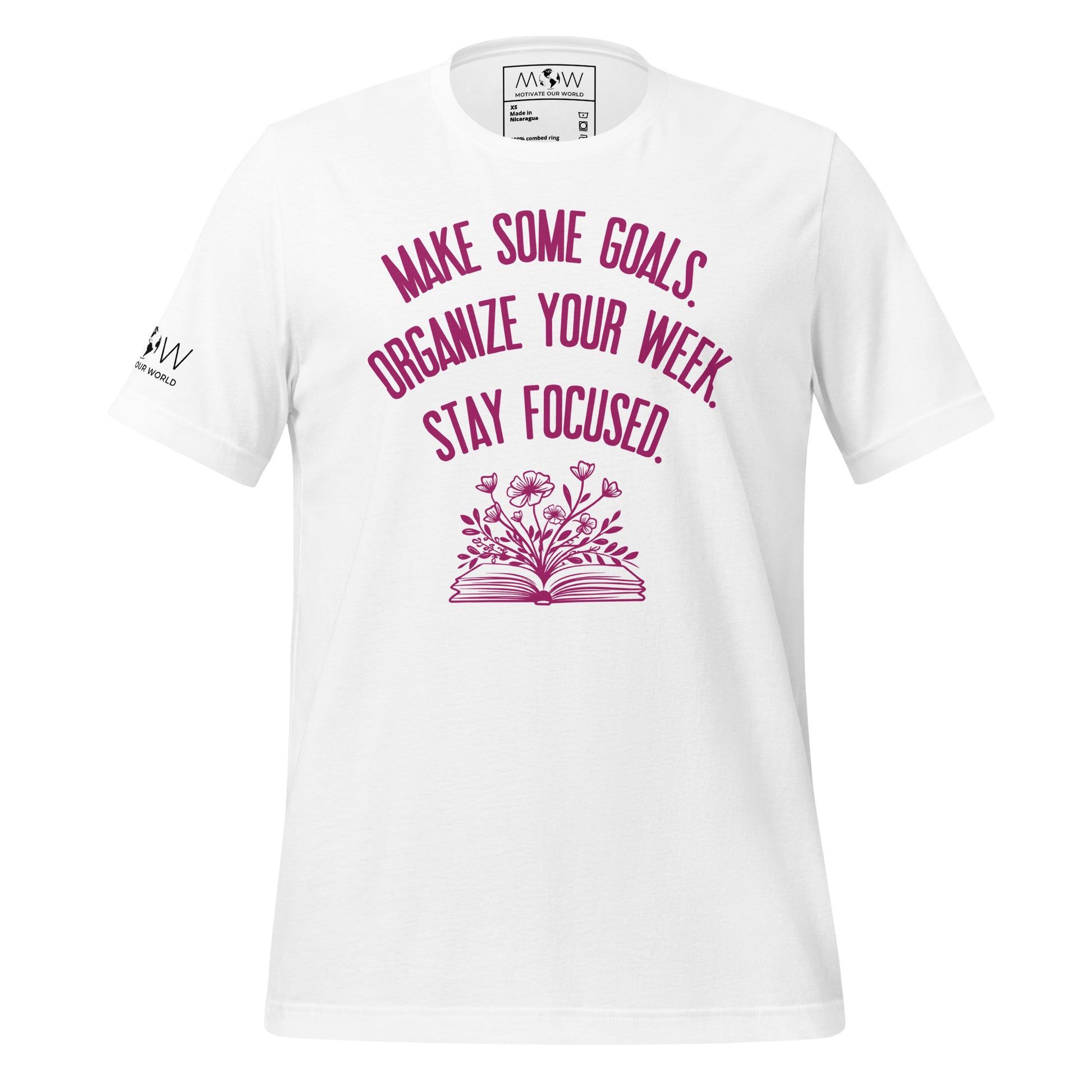 Make Some Goals Men's Motivational White T-Shirt