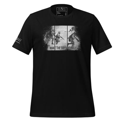 Make the Days Count II Men's Motivational Black T-Shirt