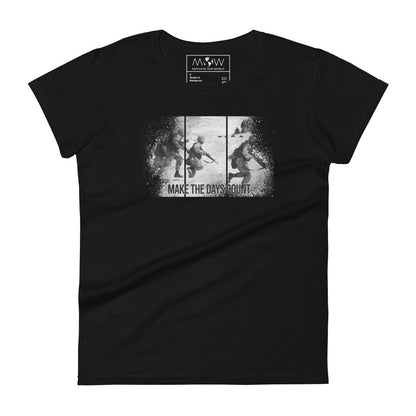 Make the Days Count II Women’s Motivational Black T-Shirt
