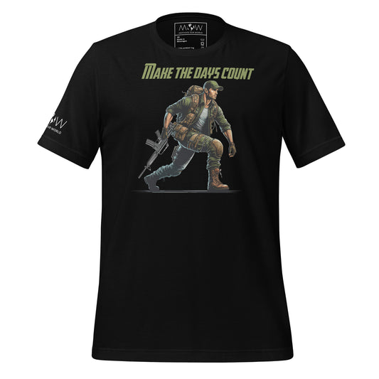 Make the Days Men's Motivational Black T-Shirt