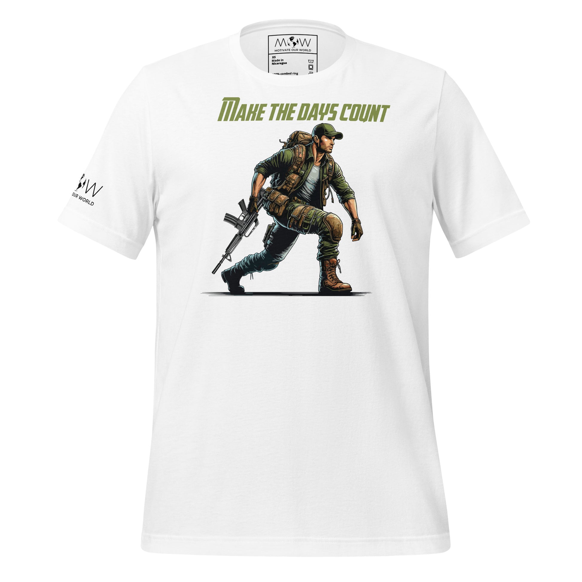 Make the Days Men's Motivational White T-Shirt