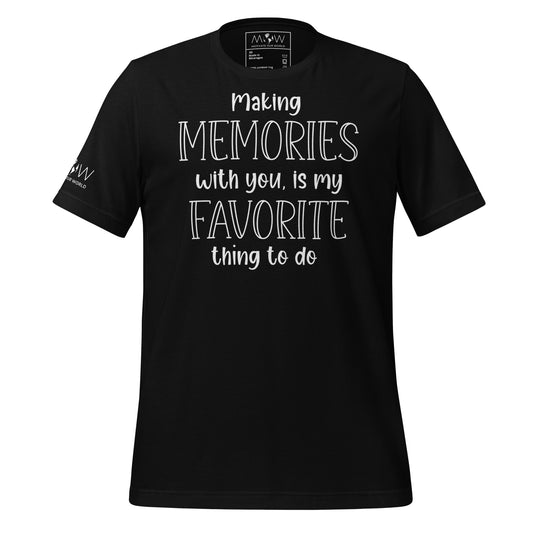 Making Memories Black Motivational Men's T-Shirt