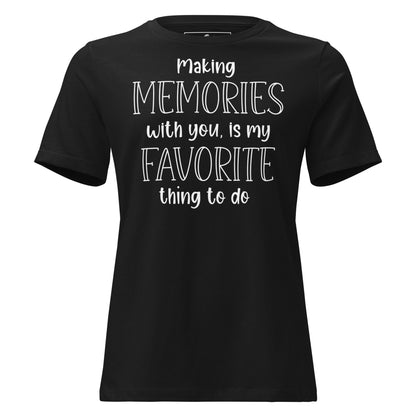 Making Memories Black Motivational Women’s T-Shirt