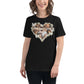 Marriage Is a Great Adventure – Keepsake Heart Edition Black Motivational Women’s T-Shirt Lifestyle