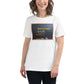 Math Is Hard Chalkboard White Motivational Women’s T-Shirt Lifestyle