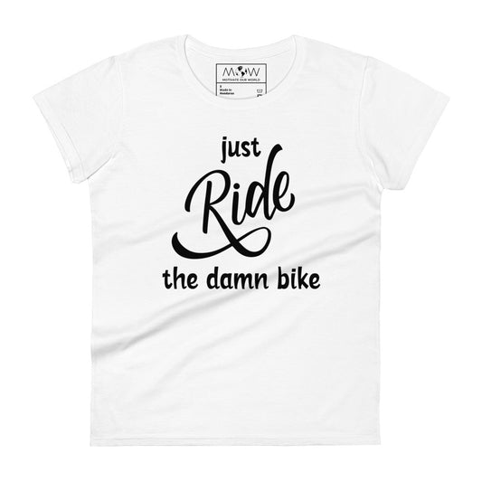 Mind Over Matter Women’s Motivational White T-Shirt