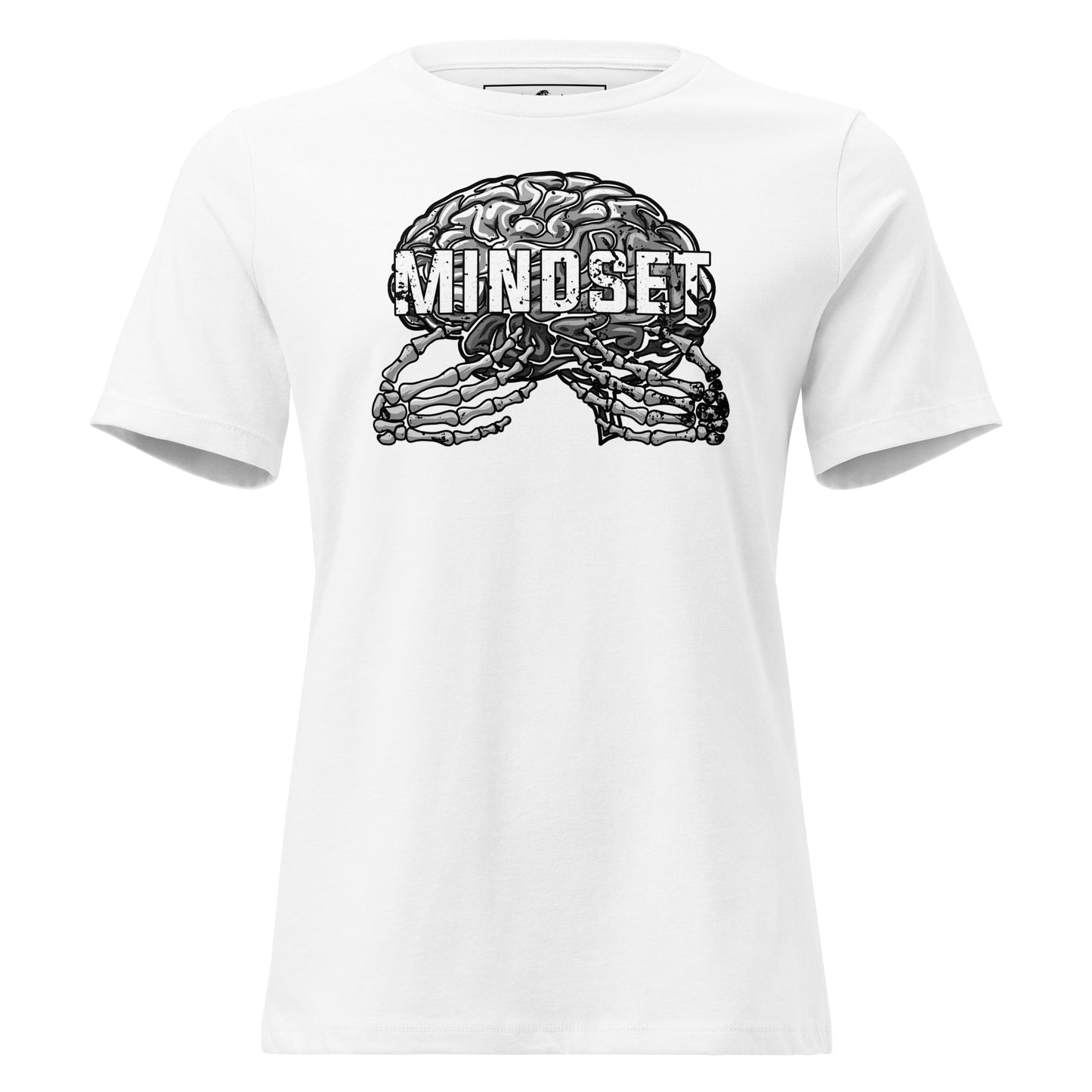 Mindset Design White Motivational Women’s T-Shirt