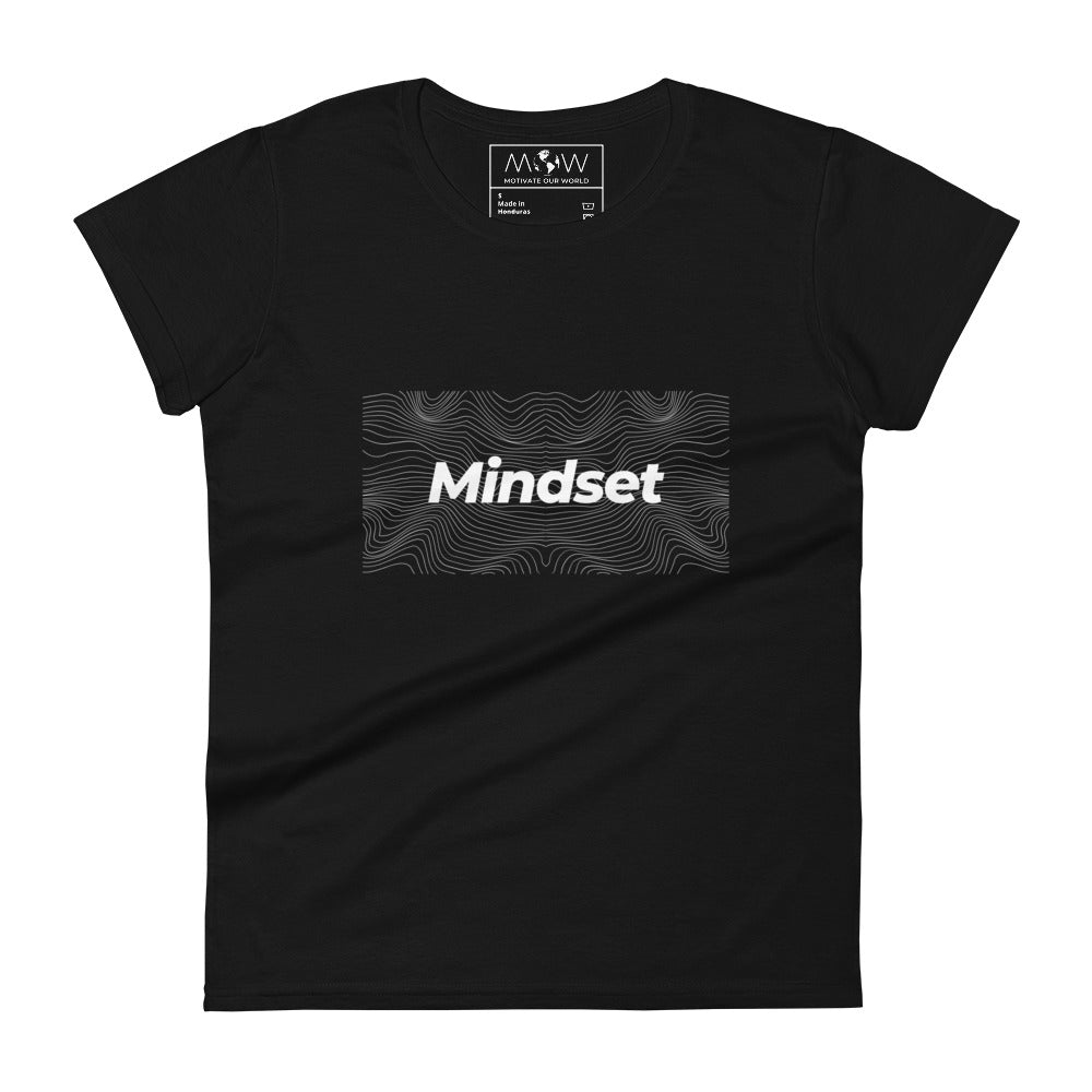 Mindset Women’s Motivational Black T-Shirt