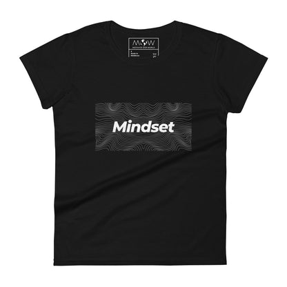 Mindset Women’s Motivational Black T-Shirt