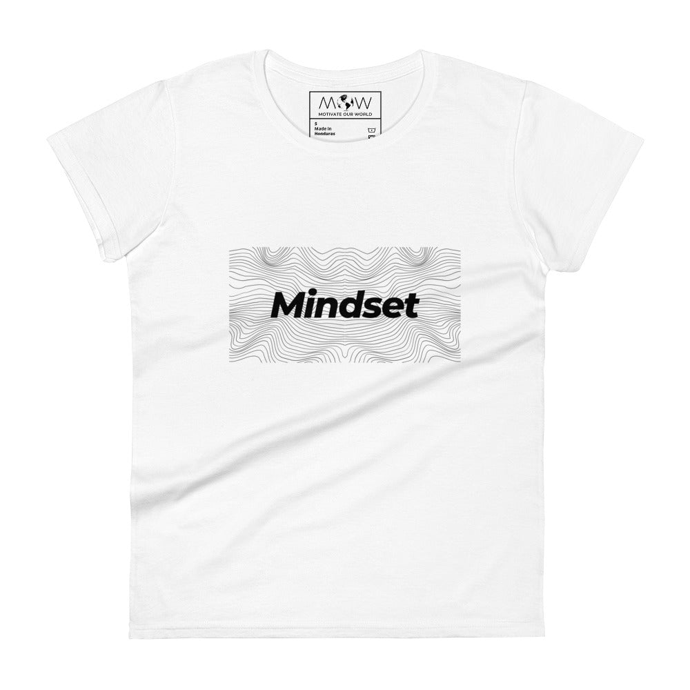 Mindset Women’s Motivational White T-Shirt