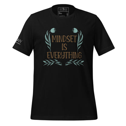 Mindset is Everything II Men's Motivational Black T-Shirt