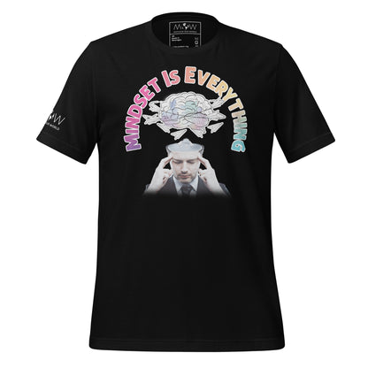 Mindset is Everything IV Men's Motivational Black T-Shirt