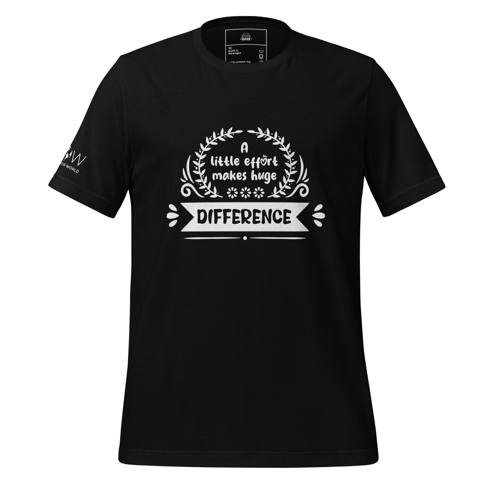"Mindset is Everything" Men's Motivational Black T-Shirt