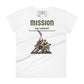 Mission and Teamwork Women’s Motivational White T-Shirt