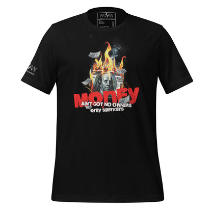 "Money Ain't Got No Owners" Men's Motivational Black T-Shirt